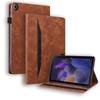 Samsung Tab A11 Plus 11-inch Leather Case with Card Slot and Stand, Frosted Patchwork Design