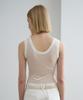 RENEJ See-Through U Neck Sleeveless