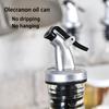 2pcs 250ML Transparent Glass Olive Oil Bottle Leakproof Kitchen Seasoning Soy Sauce Vinegar Press Type Cruet Barbecue Bottle