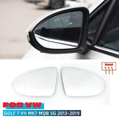 Vetro Lente Specchietto Laterale Retrovisore Riscaldato Trasparente Per Volkswagen VW Golf 7 MK7 / MK7.5 GTI GTD 2012-2025 Touran 5T Ricambio
