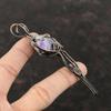 Chevron Amethyst Pendant Copper Wire Wrapped Pendant Gemstone Handmade Jewelry Women Pendant Designer Copper Jewelry Unique Pendant For Gift