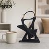 Durable Resin Sculpture Musician Sculpture, Stable Base Abstract Guitar Saxophone Singer Statue, Band Theme Decoration, Home Art Decor