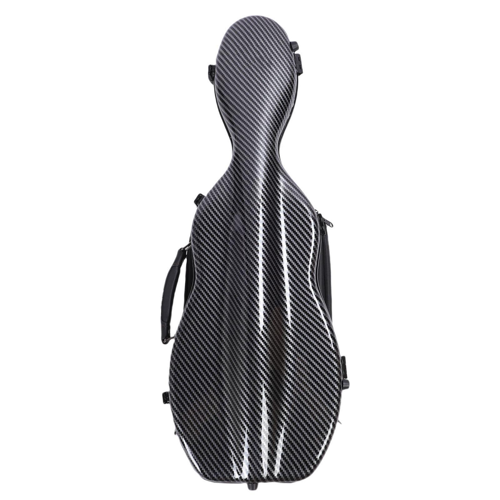 

Футляр для скрипки 4/4, встроенный гигрометр, легкий футляр из углеволокна, рюкзак с 2 плечевыми ремнями