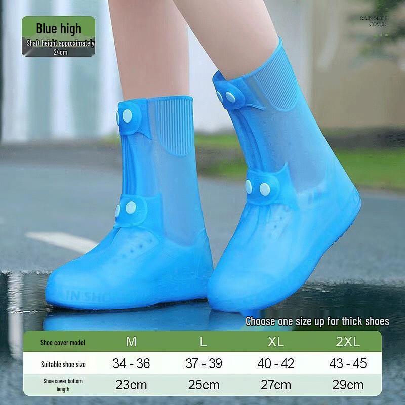 Paradise Leopard Waterproof Silicone Rain Shoe Covers