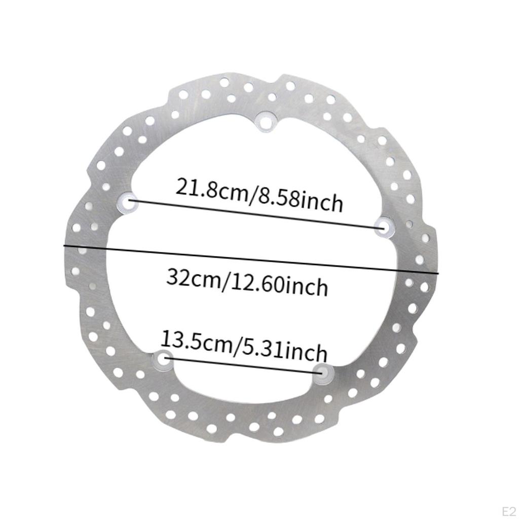 Motorcycle Front Brake Disc Rotor Replacement Stable Lightweight Easy To Install