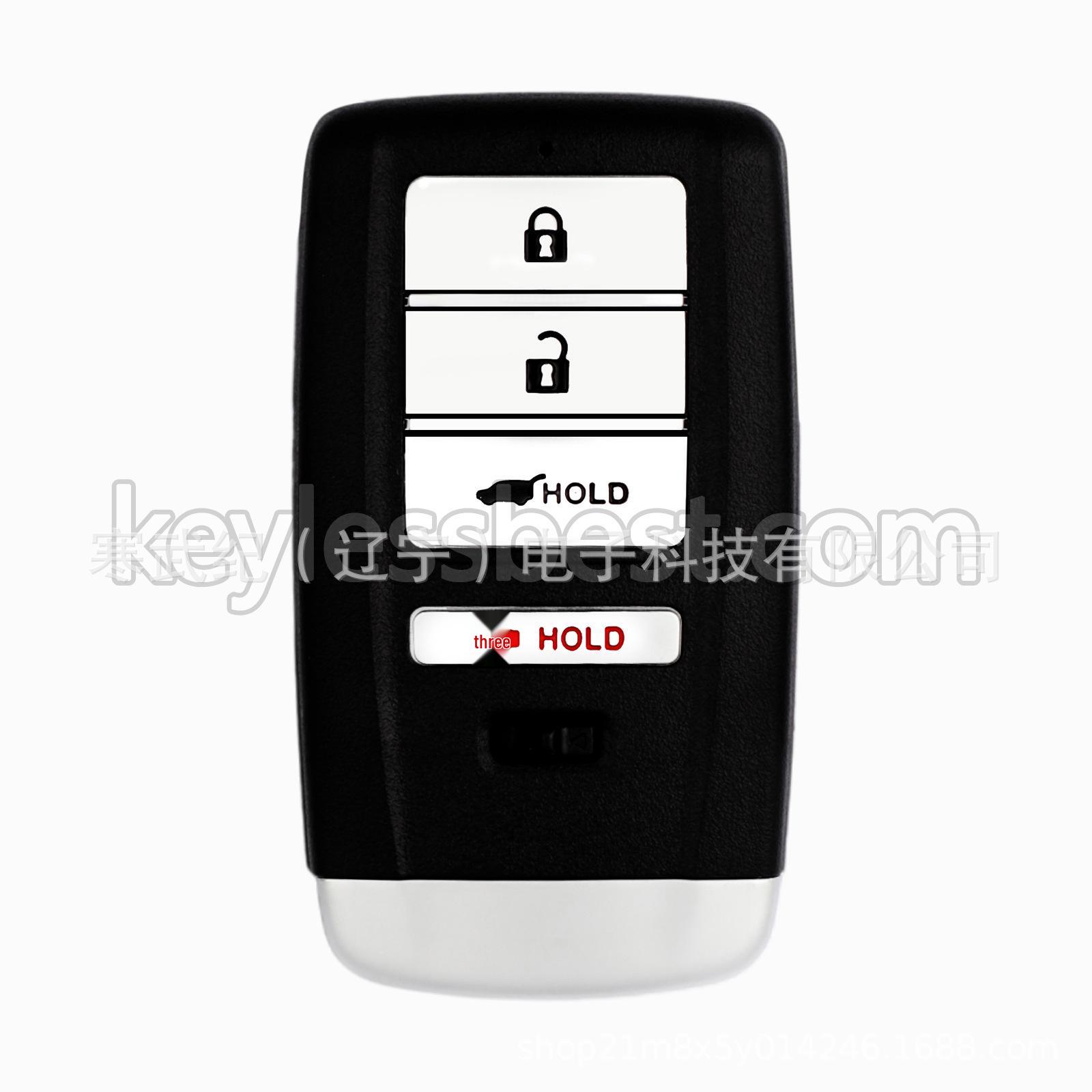

Подходит для 4-кнопочного пульта дистанционного управления ключом Honda Acura RDX KR5T21 5.4*4.2*1.4 cm чёрный