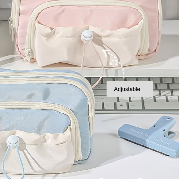 Astuccio Grande Borsa Portapenne ad Alta Capacità Organizer Portapenne Portatile Borsa Contenitore Buste per Trucco da Viaggio per Studente Adolescente