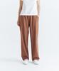 WHOLOVESART Unisex Semi-Wide Elastic Waist Slacks Camel