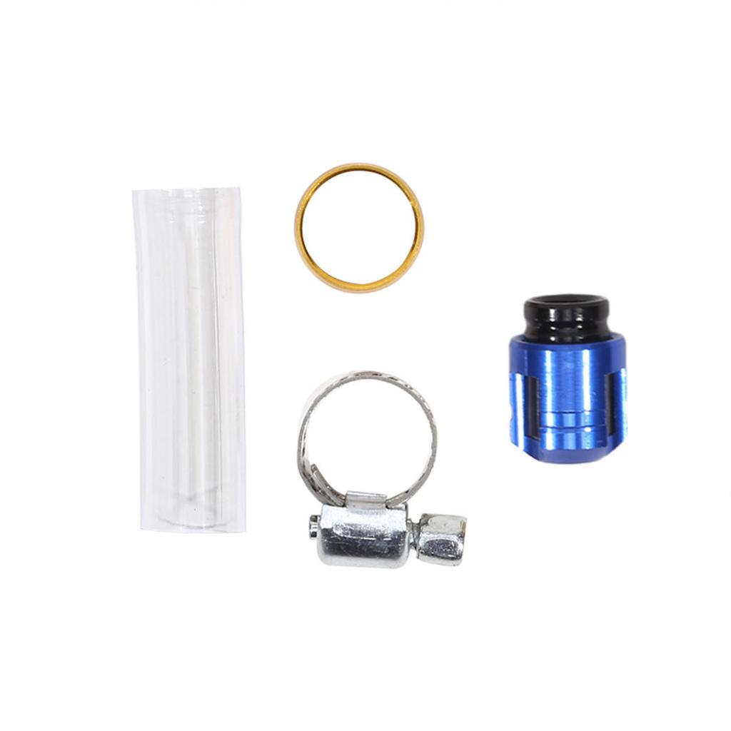 1 st Motorcykel Luftfilter Avtappningsslanghuvud Från CNC För Universella Motorcykeltillbehör Klicka T6-6061 Aluminiumplugg