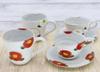 Craftsman House Seto Ware Mug Saucer Set Cup White Traditional Japanese House Cafe Made In Japan & (Coffee & Saucer) Camellia, Style,