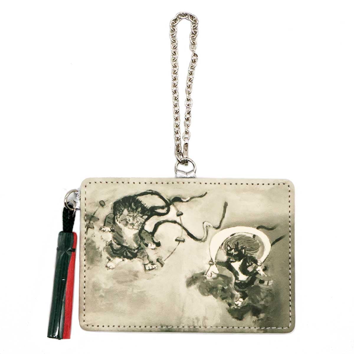 Японский кошелек-визитница Manhattaners, Кошелек с бахромой, 70-7729