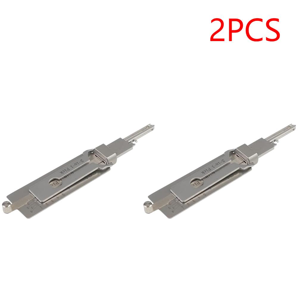 1-5 pezzi SS001 Decodificatore Chiavi Acciaio Inossidabile Chiave Serratura Gancio di Precisione Set di Grimaldelli Strumento di Manutenzione Riparazione Ingegneria di Sblocco Multi-fu