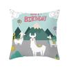 New Cartoon Alpaca Series Pillowcase Home Sofa Release Art Cushion Pillowcase Lazy People