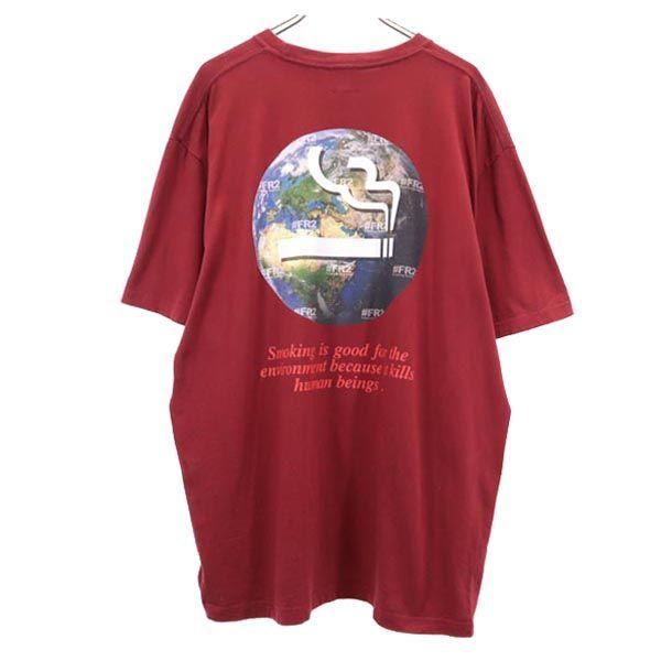 FR2 Double-sided Printing Short Sleeve T-shirt XL Henji Men's Used