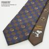 Peanuts Snoopy Tie PND48167 Brown SNOOPY Business Brand Tie Gift