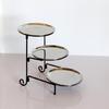 Three Tiers Display Stand for Festives and Casual Dining Detachable Cake Holder Wedding Banquets Cupcakes Holder