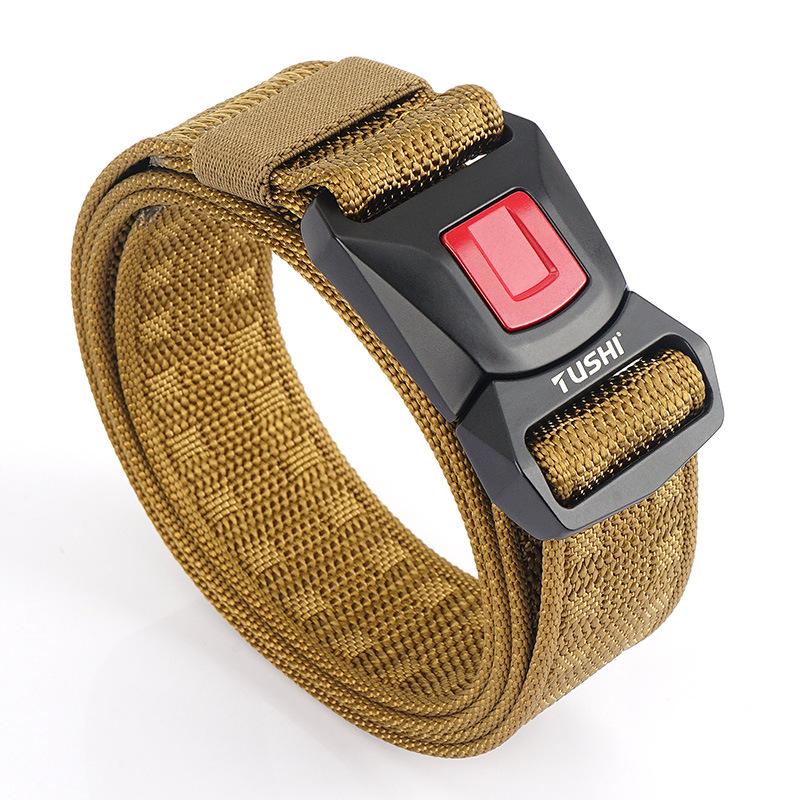 Enhanced Camouflage Tactical Nylon Belt for Training & Safety