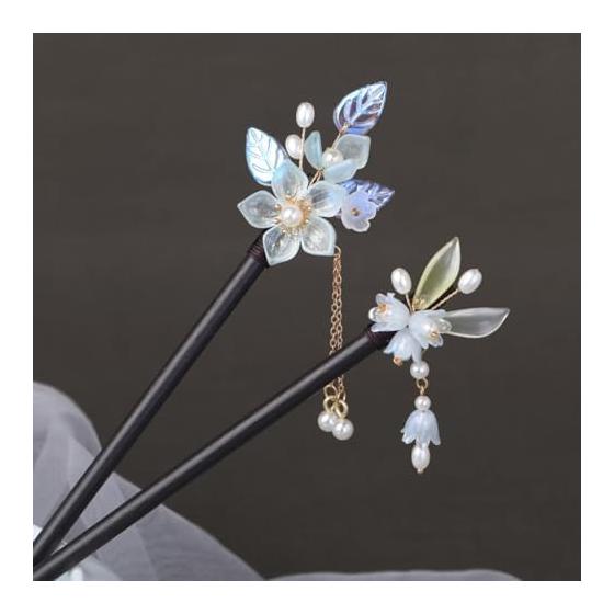 Kanzashi Hairpin, Simple & Stylish, Accessory Parts, Hair Tie, Yukata, Graduation Ceremony, Dango Hairstyle, Hair Ornament, Single Pin, Charm