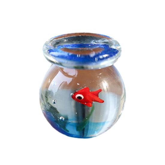 

Desktop Ornament Ocean Themed Whale Shape High Borosilicate Glass Decorative Figurine Home Office Decoration C