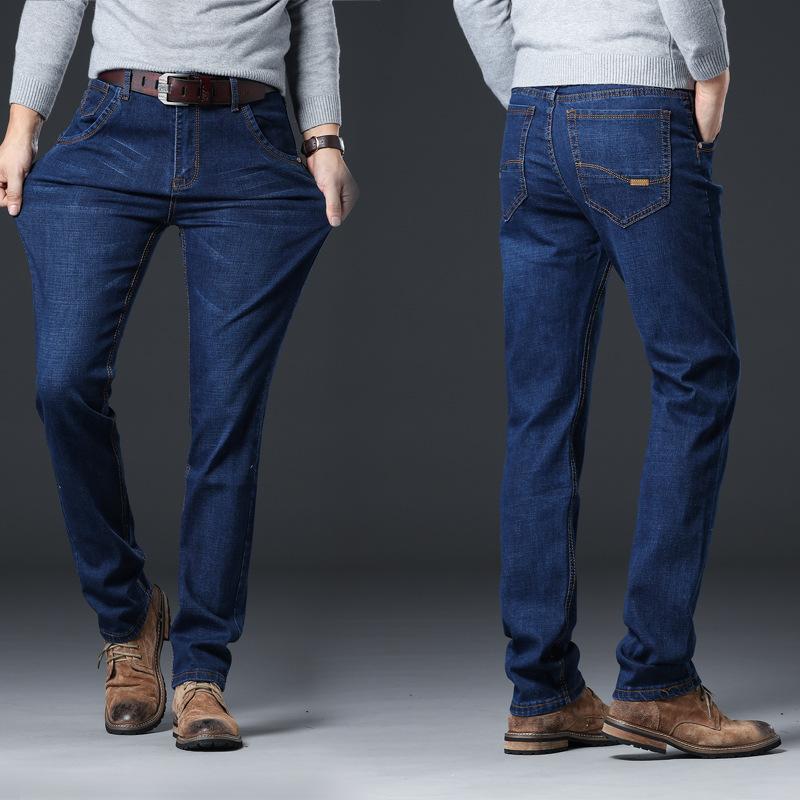 Летние тонкие длинные брюки, мужские джинсы, мужские прямые свободные свободные повседневные тонкие трендовые универсальные весенне-осенние новые модели 28