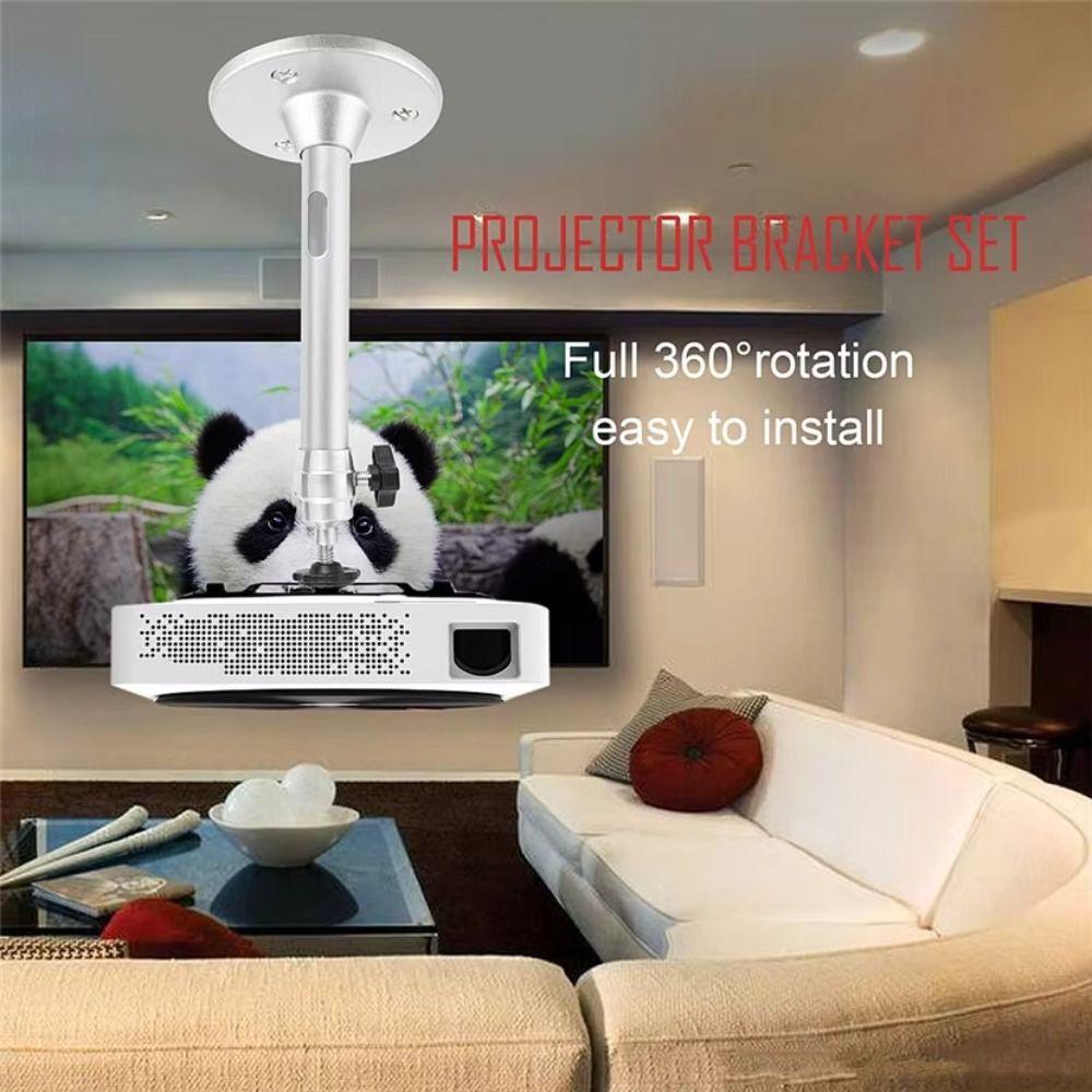 Metal Construction Projector Ceiling Stand 360 Degree Rotation Projector Bracket  Professional Use