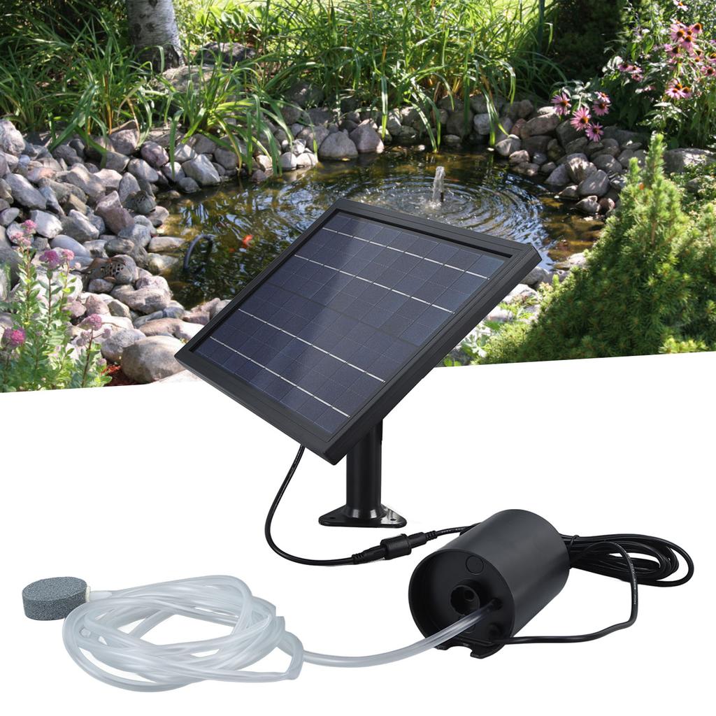 Solar Pond   Pump,   Solar Panel, 3 Modes, Widely Used,     Pipe, 2400mAh Battery 10v 8w ABS and Polysilicon