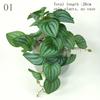 Artificial Terrarium Plants Vine Wall Hanging Flower Rattan Simulation Plastic Leaf Rattan Green Grass Home Balcony Garden Decor