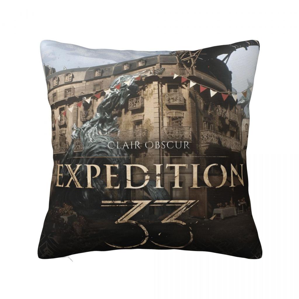 Warm Sofa Expedition 33 Decoration Pillowcases Merch Pillow Covers Zipper Multi Size