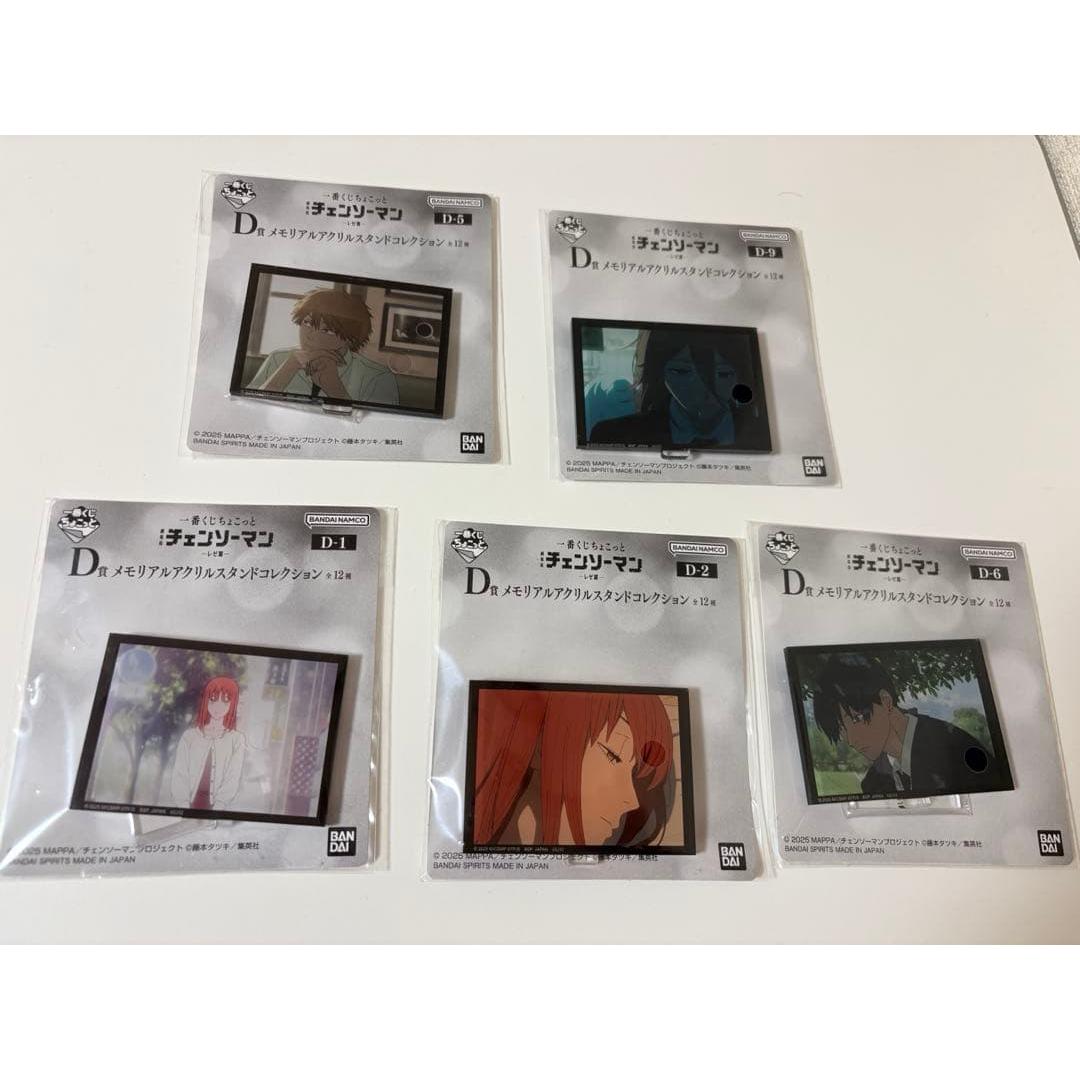 Used Chainsaw Man Memorial Acrylic Stand Collection Set