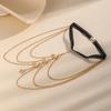 2023 Bikini Sexy Bodychain Boho perle papillon pendentif élastique gland jambe corps bijoux pour femmes plage fête été accessoires
