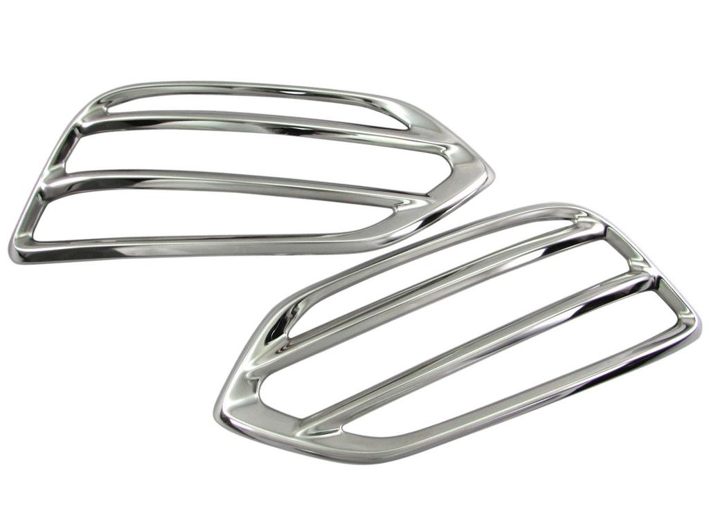 BRIGHTZ Stainless Steel Fog Light Covers for the Vezel RU Part 37539 Ultra-Mirror (Late Model) [FOG-COV-340] (RU U1, U2, U3, U4, 1, 2, 3, 4) - Number
