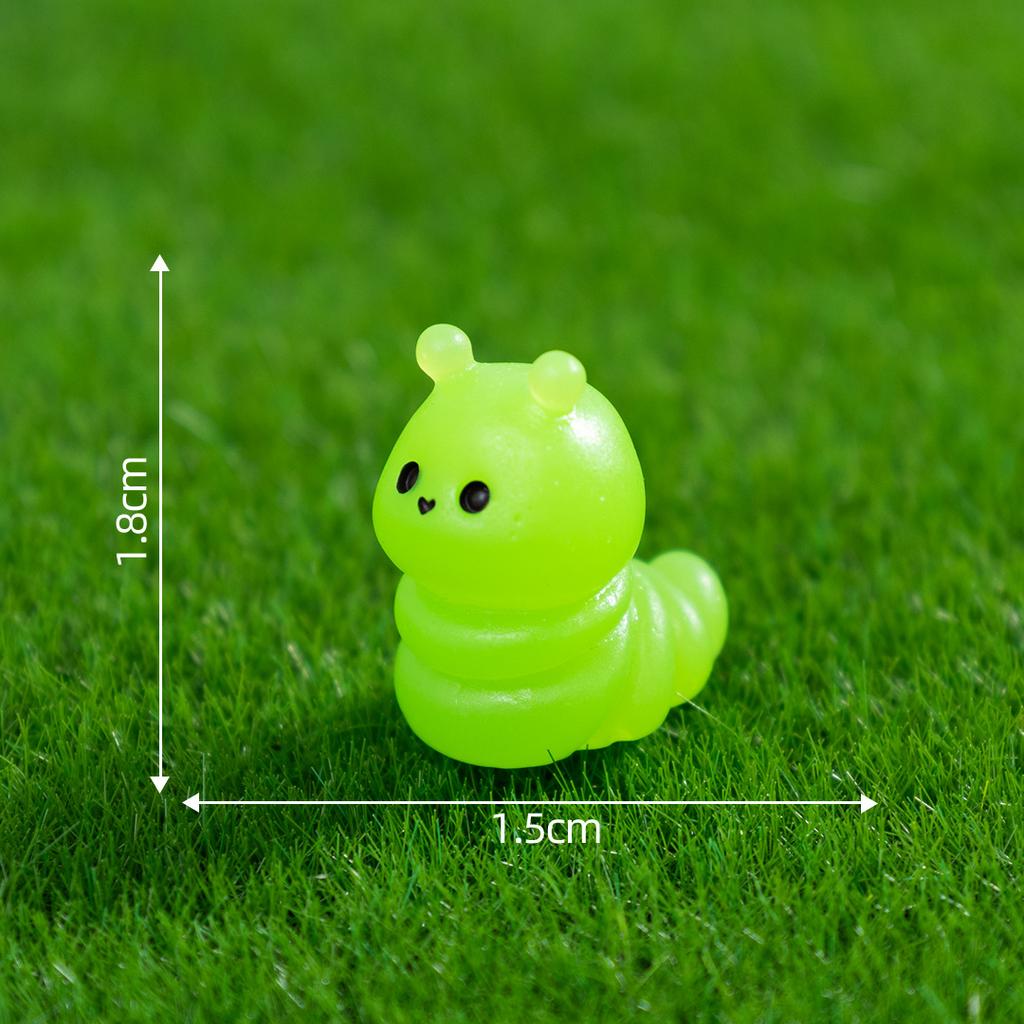 20-300pcs Mini Resin Simulated Caterpillar Small Plastic Miniature Animal Figures for DIY Fairy Garden Micro Landscape Ornament