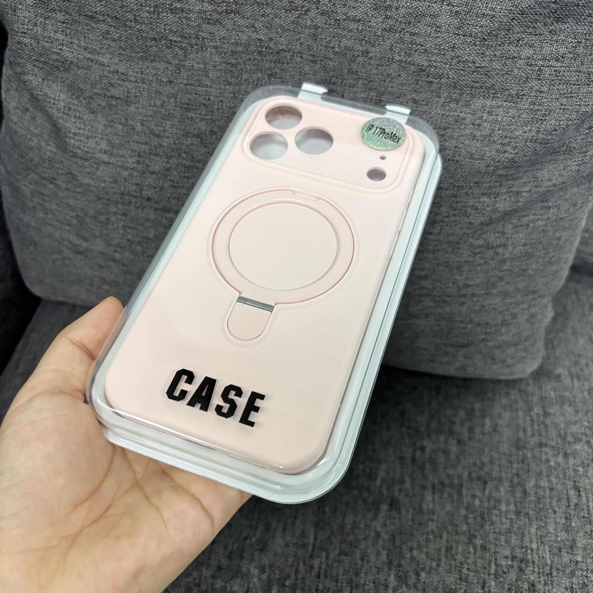 

Жидкий силиконовый чехол для iPhone 17 16 15 14 13 12 11 Pro Plus Max Air Magsafe Металлическая подставка Защита объектива Полная защита Тонкий чехол-накладка iPhone 17 Pro Max