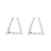 Gold Hip Hop Bamboo Hoop Earrings – Extra Large Exaggerated Circle Studs