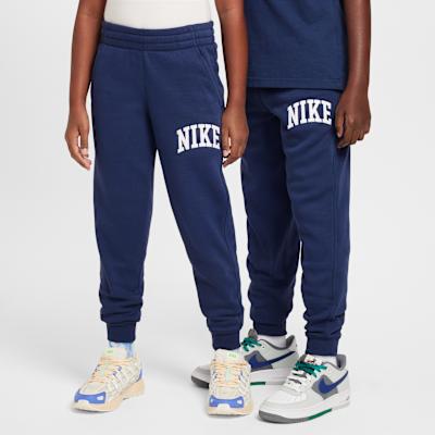 Kids Nike Knitted Sweatpants Sportswear Club Midnight Marine Blue XL