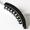 Fashion Banana Hair Clip for Women Korean Simple Gentle Solid Color Hairclaw Frosted Large Hair Claw Pea Clip Hair Accessories