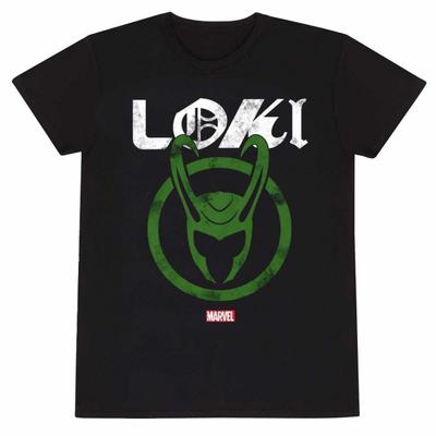 Loki Unisex Adult Season 2 Distressed Logo T-Shirt
