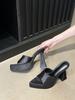 Small height-increasing sandals 2025 women's summer new thick heels hate the sky high thick-soled waterproof table super high heels cool slippers