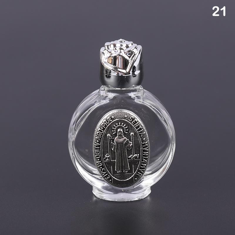 22 Types Of Holy Water Jesus Bottle Religious Cross Bottle Christian Virgin Sculpture Bottle Holy Water Bottle