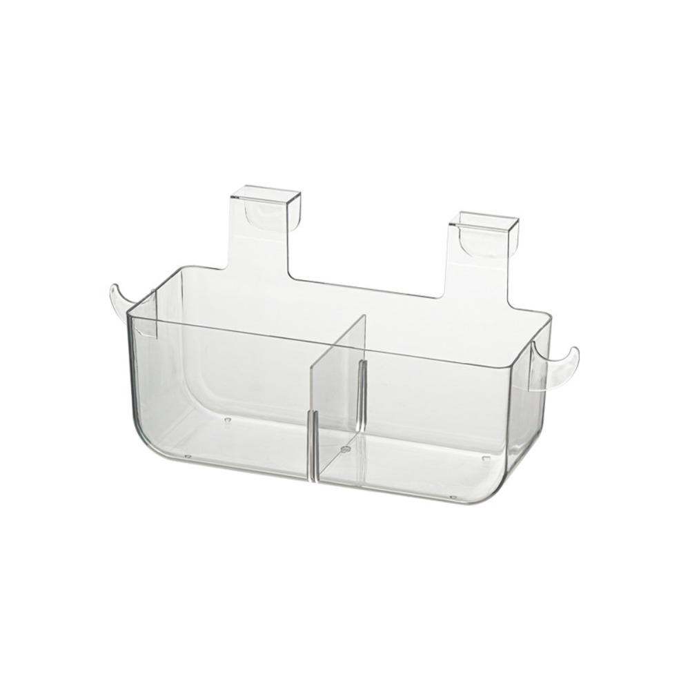 

Multifunctional Transparent Storage Box Space-saving Garbage Storage Box Kitchen Supplies Transparent white
