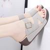 Women's sandal slippers summer outside wear anti-slip soft bottom muffin thick bottom height increase a word slippers