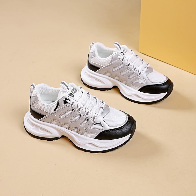 

Daddy shoes girl 2025 spring new versatile student thick baseplate shoes women s casual shoes breathable women s shoes G2302 40