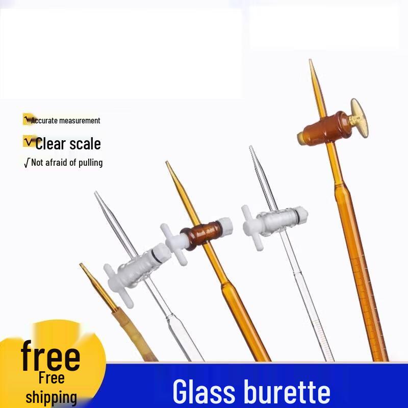 PTFE Acid-Base Glass Burette