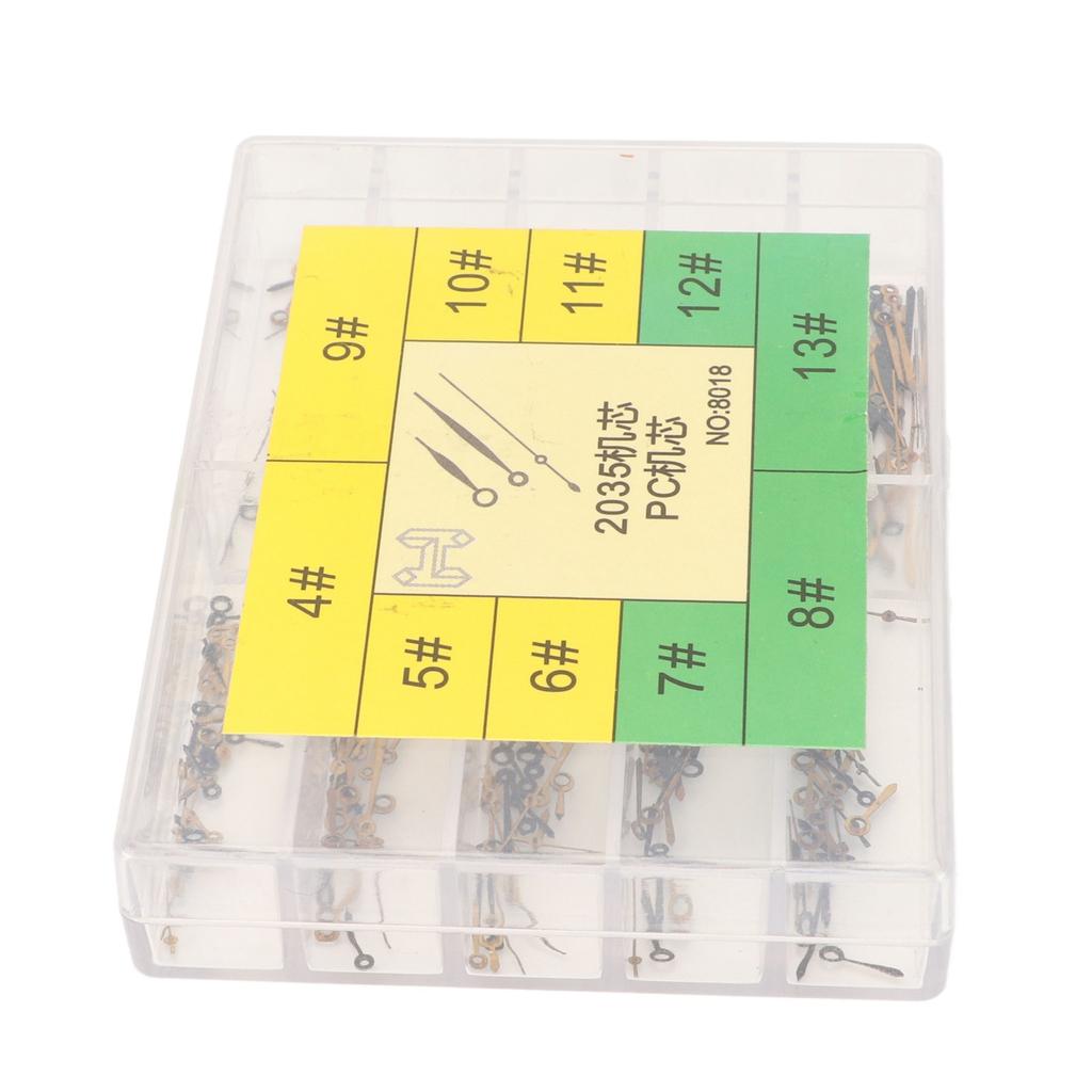 Náhradní hodinky Hodinová Minutová Vteřinová Ručička Ručky Hodinek Díly pro Strojek 2035 PC Černá Zlatá