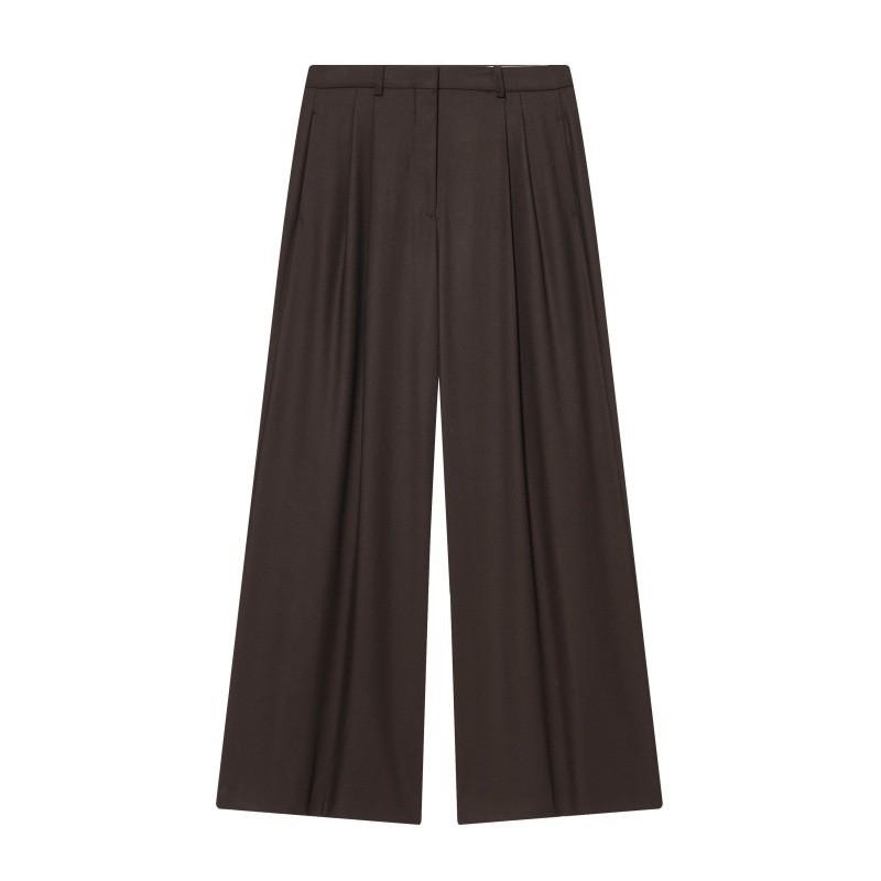 26pcs Womens Loose Blend Trousers Street Style High Waist Straight Leg Casual Pants