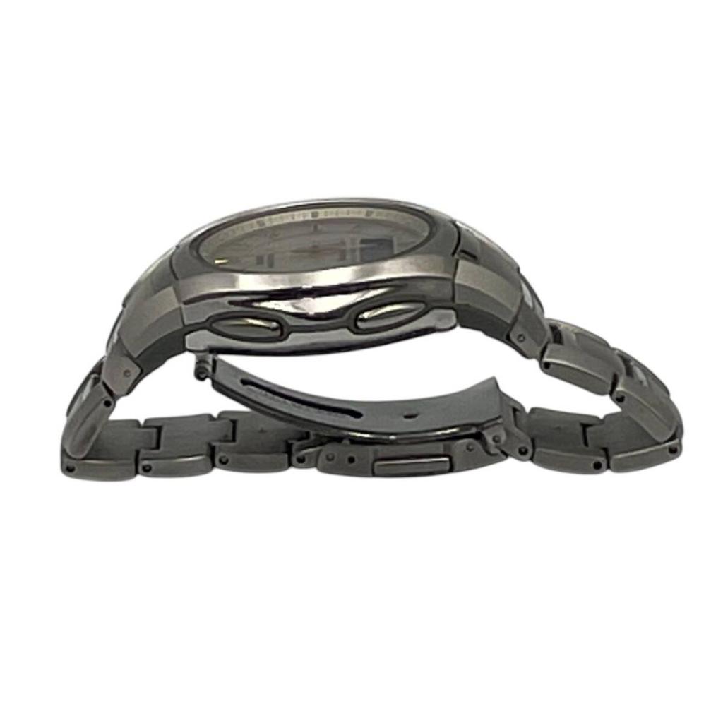 CASIO minor defects WAVE CEPTOR Watch Gold /Radio-controlled /With WVA-420 Analog-Digital [m59]
