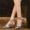 Women Latin Dance Shoes Modern Ballroom Salsa Practice Shoes Sandals Children/Kids/Girls Ladies Tango Dance Shoes High Quality