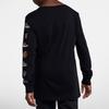 Jordan Logo Printed Crew Neck Long Sleeve Retro T-Shirt Kids Tops Black HA5421-023