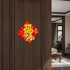 3D Horse Year Door Sticker Traditional Chinese Style New Year Lucky Wall Sticker Cartoon Blessing Door Sticker Spring Festival