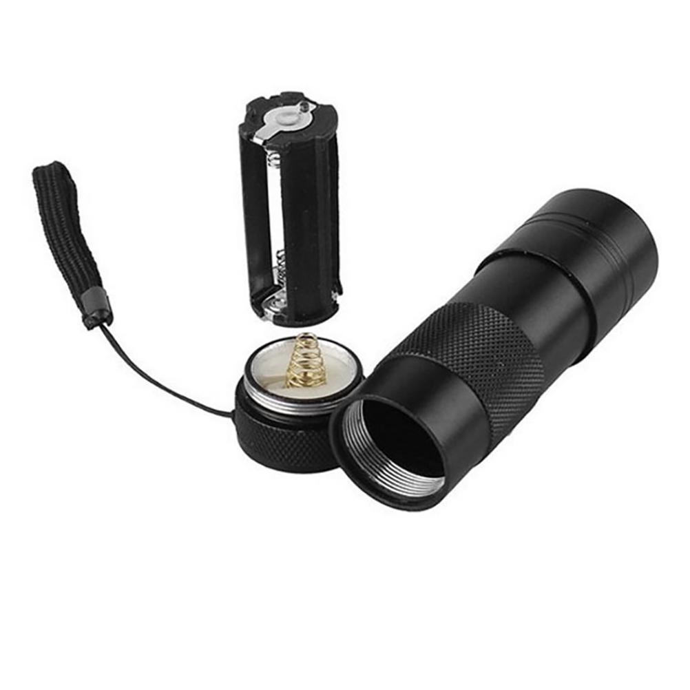 12 LED UV Flashlight Black Light Money Detector